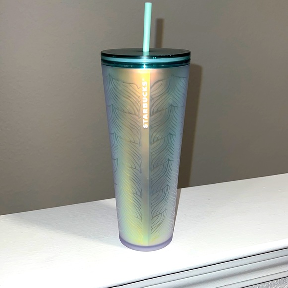 Starbucks 50th Anniversary Frosted Sirens/Mermaid Tail Venti Cup 24oz. π§πΌββοΈ